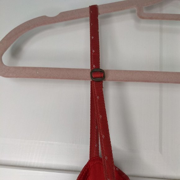 Fossil Red Spaghetti Strap Cocktail Dress - Picture 4 of 6